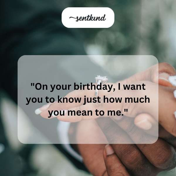 Celebratory message for a beloved spouse on their special day.