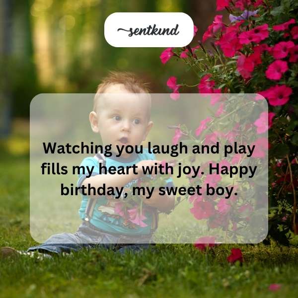Celebrating a toddler's first birthday with joy and laughter.