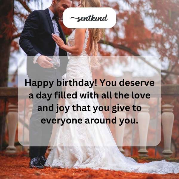 Heartfelt birthday greetings for a beloved wife.