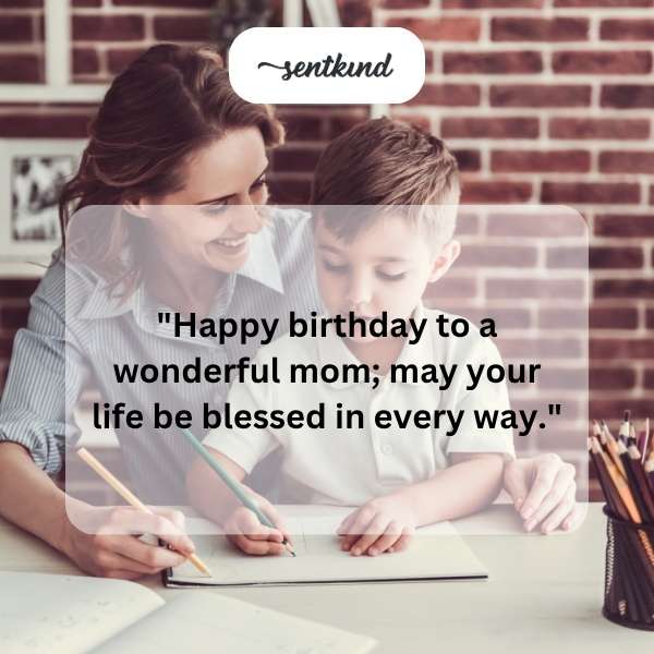 Warm greetings on your special day, dear mother.