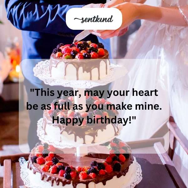 Heartfelt birthday greetings for my beloved partner.