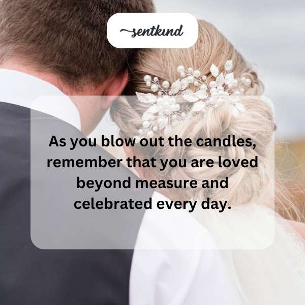 Heartfelt message for a beloved wife on her special day.