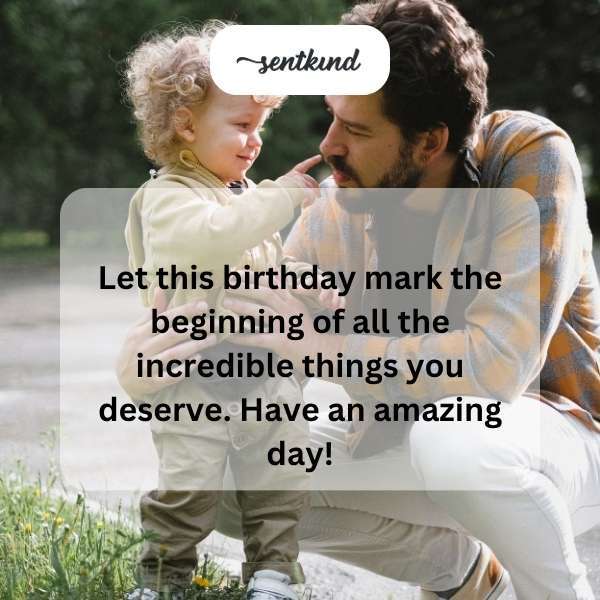 Special greetings to my nephew on his special day.