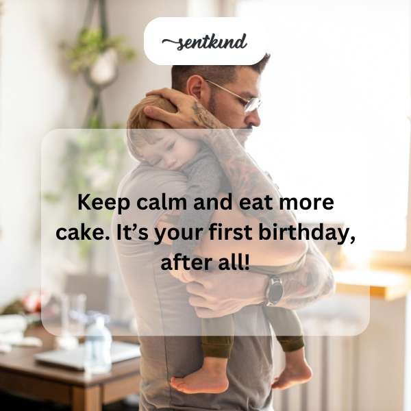 Celebrating your very first year with joy and sweetness.