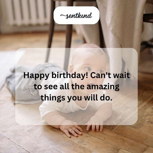 Celebrating your first year and looking forward to the incredible adventures ahead.