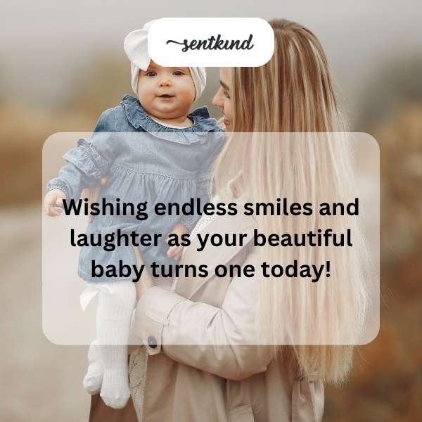 Sending joyful blessings as your little one celebrates their first year.