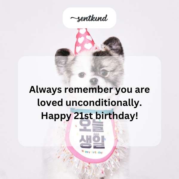 Celebrating a milestone of love and growth at 21.