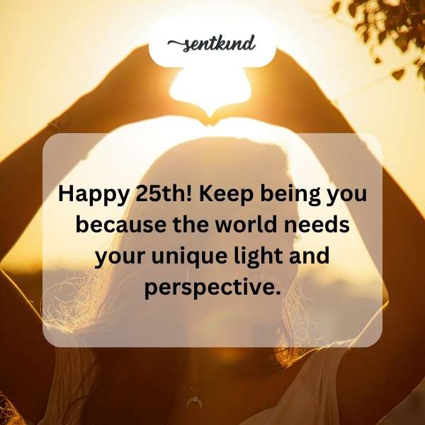Celebrating 25 years with heartfelt wishes for the future.