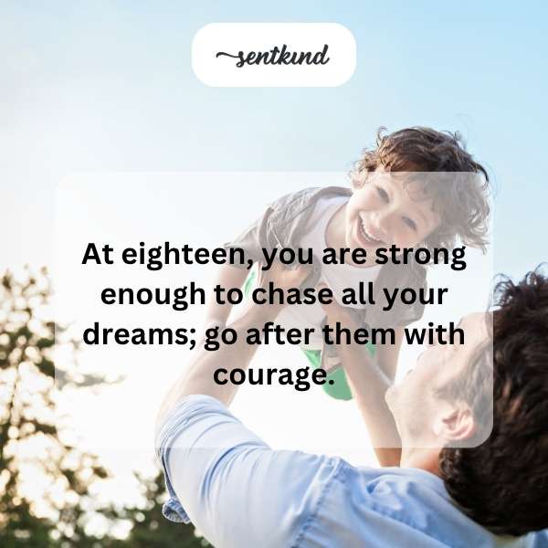 Celebrating the strength and courage of an 18-year-old's journey ahead.