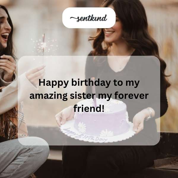 Celebrating a special day with my wonderful sister.