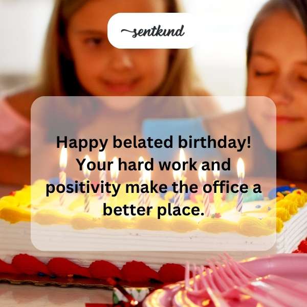 Late birthday greetings!