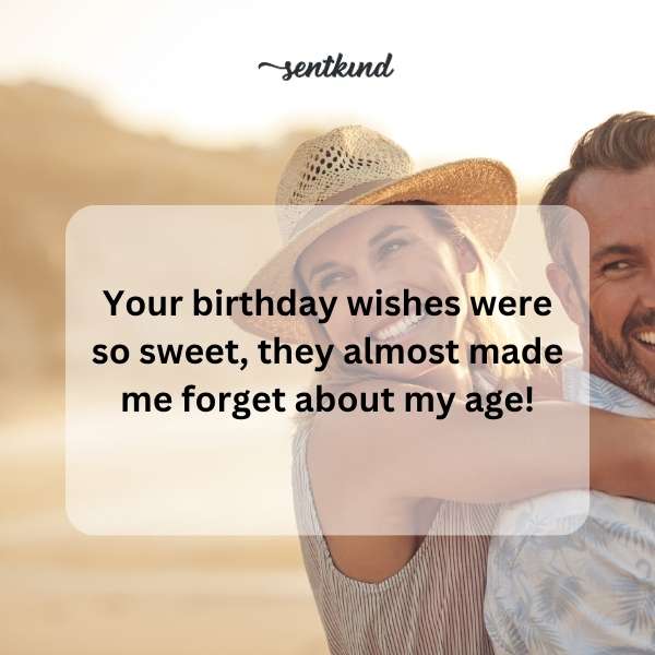 Grateful for the thoughtful birthday greetings.