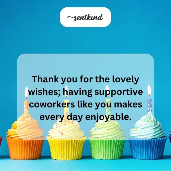 Grateful for all the warm birthday greetings from my wonderful colleagues.