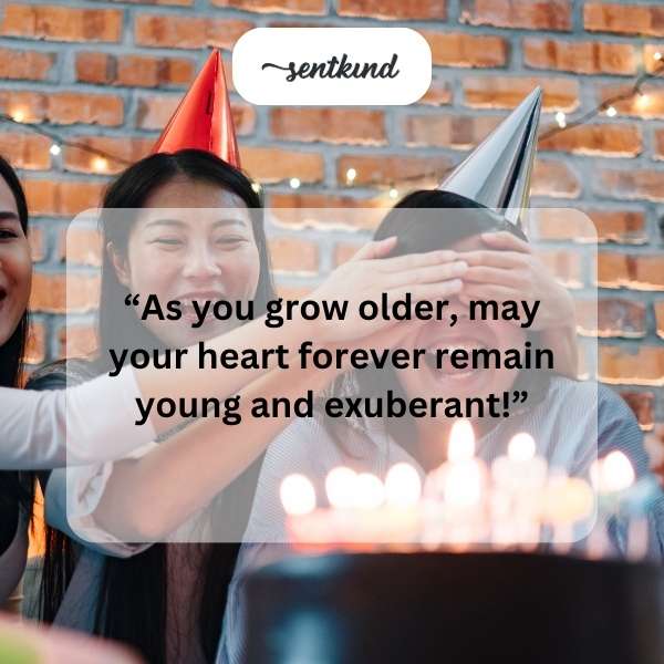 A family celebrates a birthday with cake and embraces.