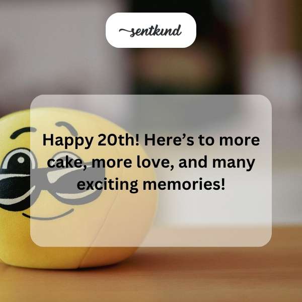 Celebrating two decades with heartfelt messages and joy.