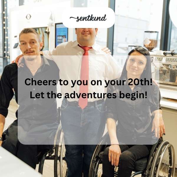 Celebrating your milestone 20th year with joy and excitement.