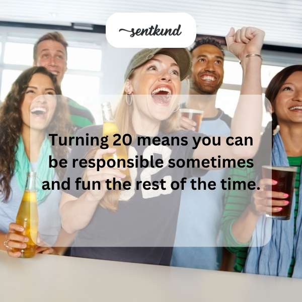 Celebrating two decades with a mix of responsibility and fun.