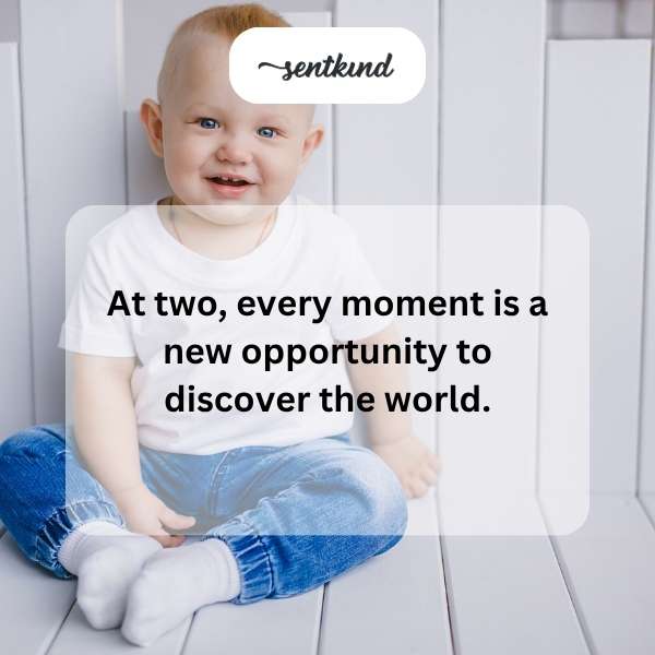 Celebrating a toddler's curiosity and growth on their second birthday.