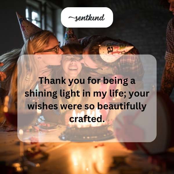 Grateful for your thoughtful birthday messages that brightened my day.