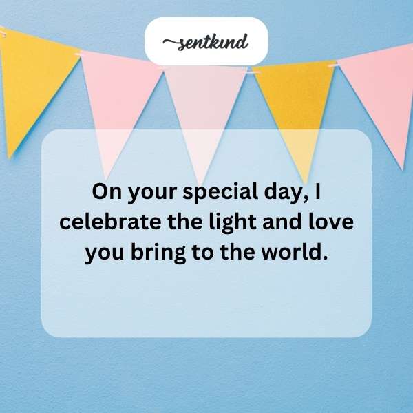 Celebratory messages for someone's unique day of birth.