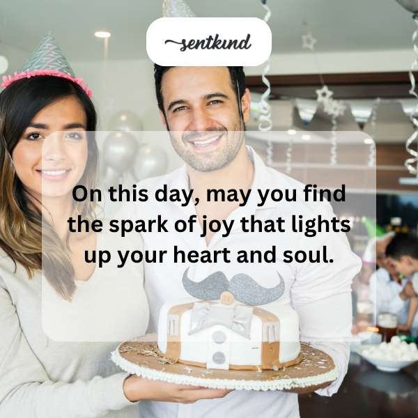 Joyful wishes for your special day.