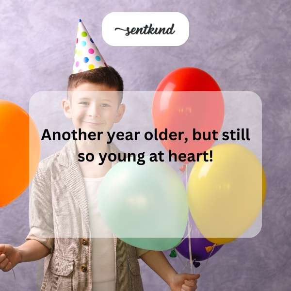 Celebrating another trip around the sun with youthful spirit.