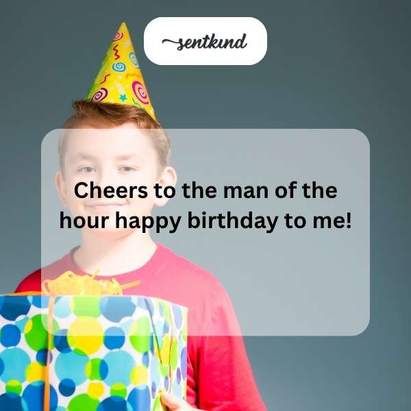 Celebratory photo for the honored birthday individual.