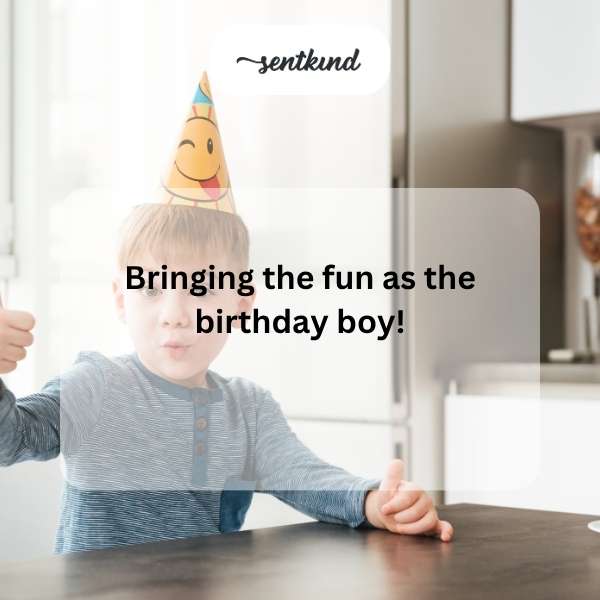 Celebratory photo description for a birthday post.