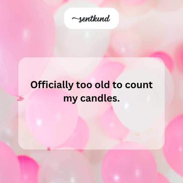 Celebrating another year with a sprinkle of humor.