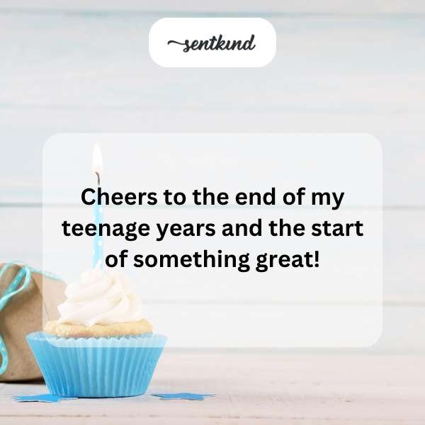 Celebrating the transition from teenage years to adulthood.