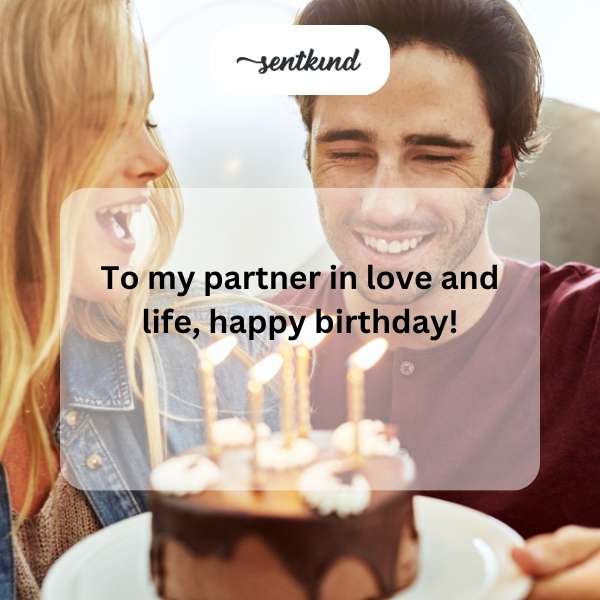 Celebration message for a loved one's special day on social media.