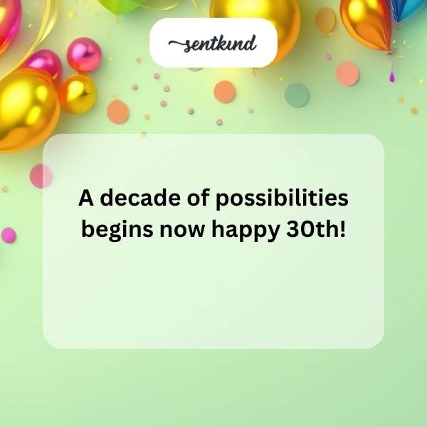 Celebrating three decades of life and new adventures.