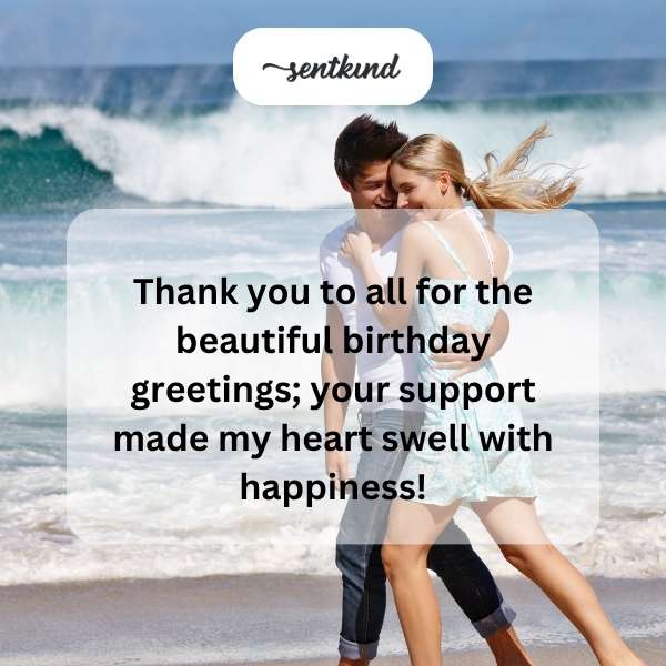 Grateful for the lovely birthday messages that brightened my day.
