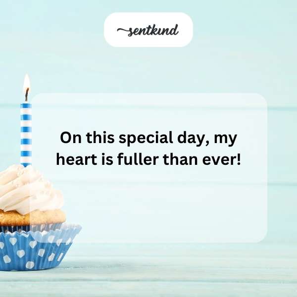 Birthday photo description for social media.