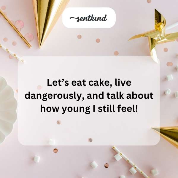 Celebrating another year with sweet treats and daring adventures.