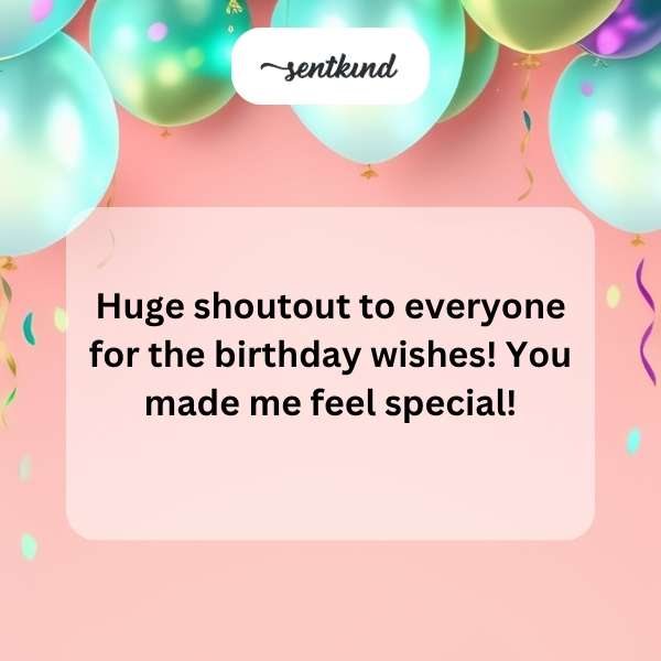 Grateful for the heartfelt birthday greetings.