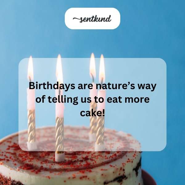 Celebrating another year with a slice of happiness.
