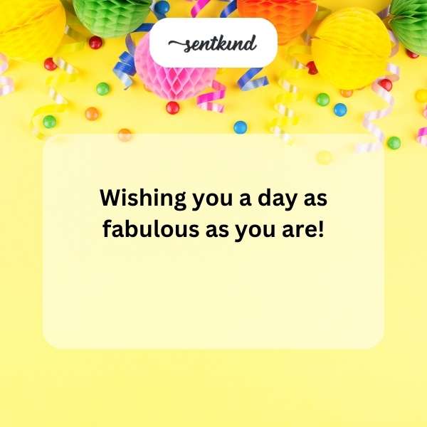 Inspirational message for a special celebration.