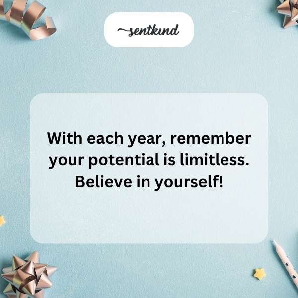 Celebrating another year with endless possibilities ahead.