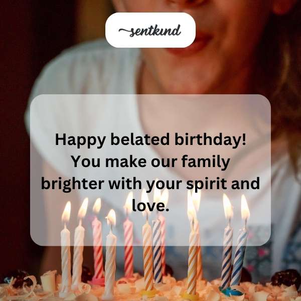 Late Birthday Greetings