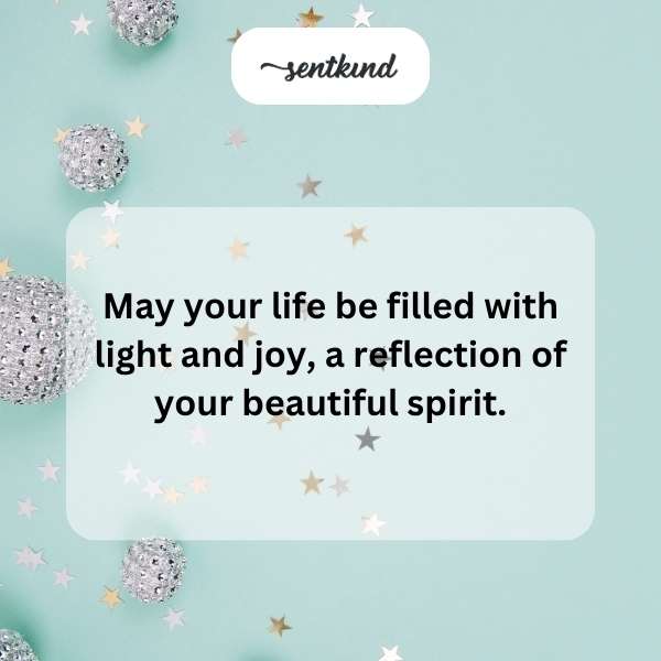 Spiritual blessings for a joyful birthday celebration.