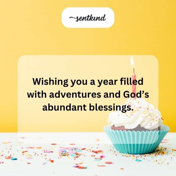Spiritual birthday greetings for a blessed year ahead.
