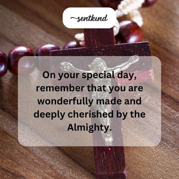 Spiritual blessings for your birthday celebration.