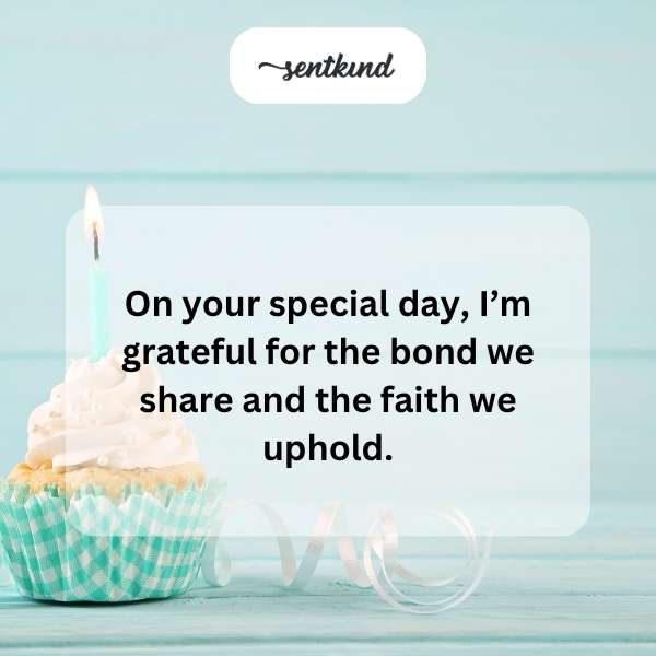 Spiritual birthday greetings for a cherished friend.