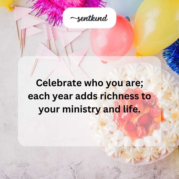 A birthday cake with candles symbolizes new opportunities for inspiration.