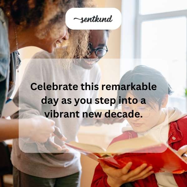 Happy transition into your twenties!