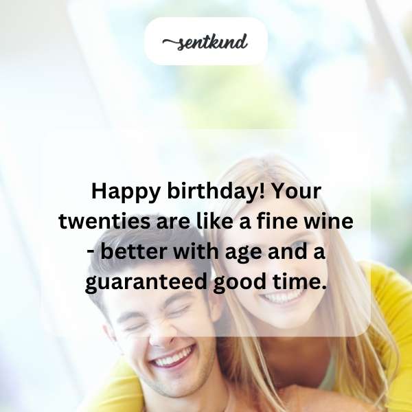 Celebrating the milestone of turning 20 with joy and excitement.