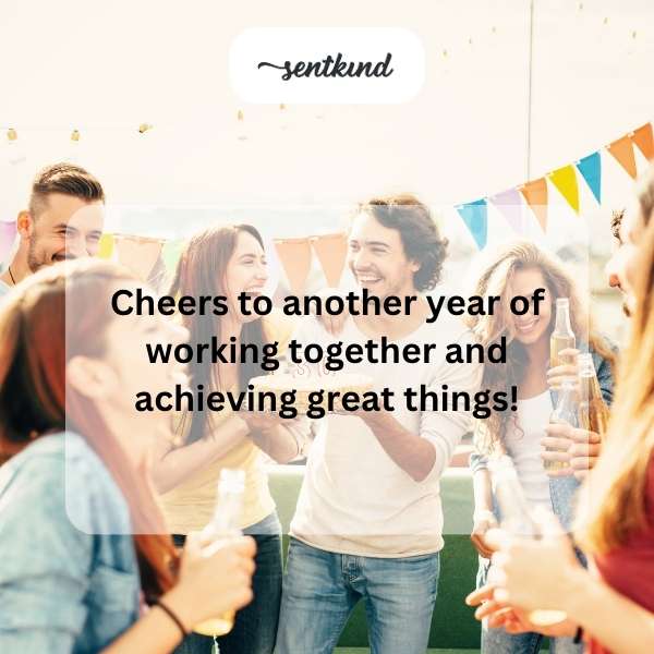 Celebrating a special day with gratitude for your commitment.