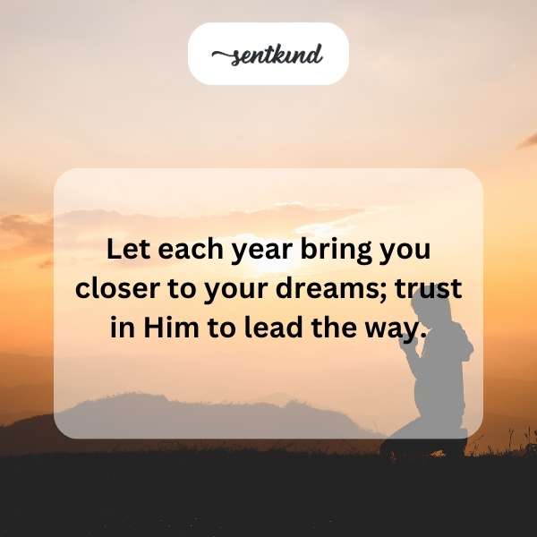 Faith-filled birthday blessings.