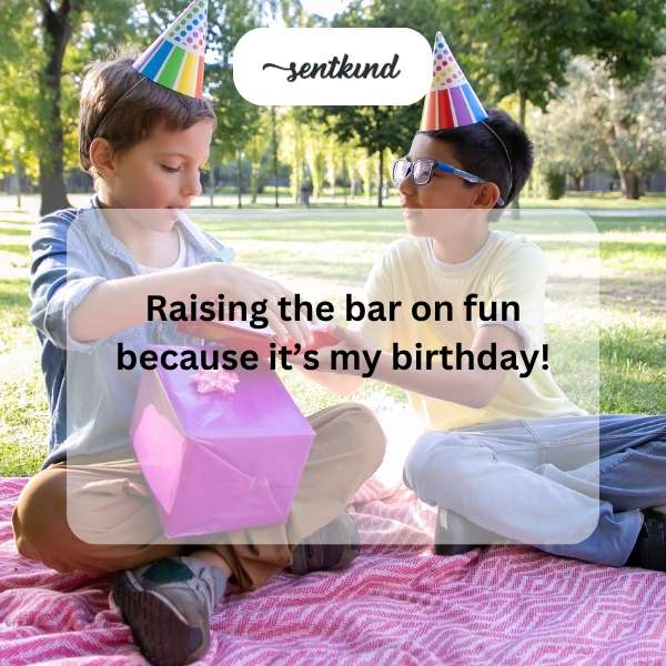 Celebrating another trip around the sun with extra fun.